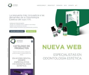 Kiyomi Dental presenta su nueva página web, ofreciendo innovación y calidad en Odontología Estética y Restauradora